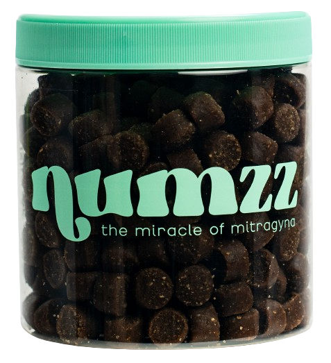 Jar of of Numzz all natural pain relief treats for dogs